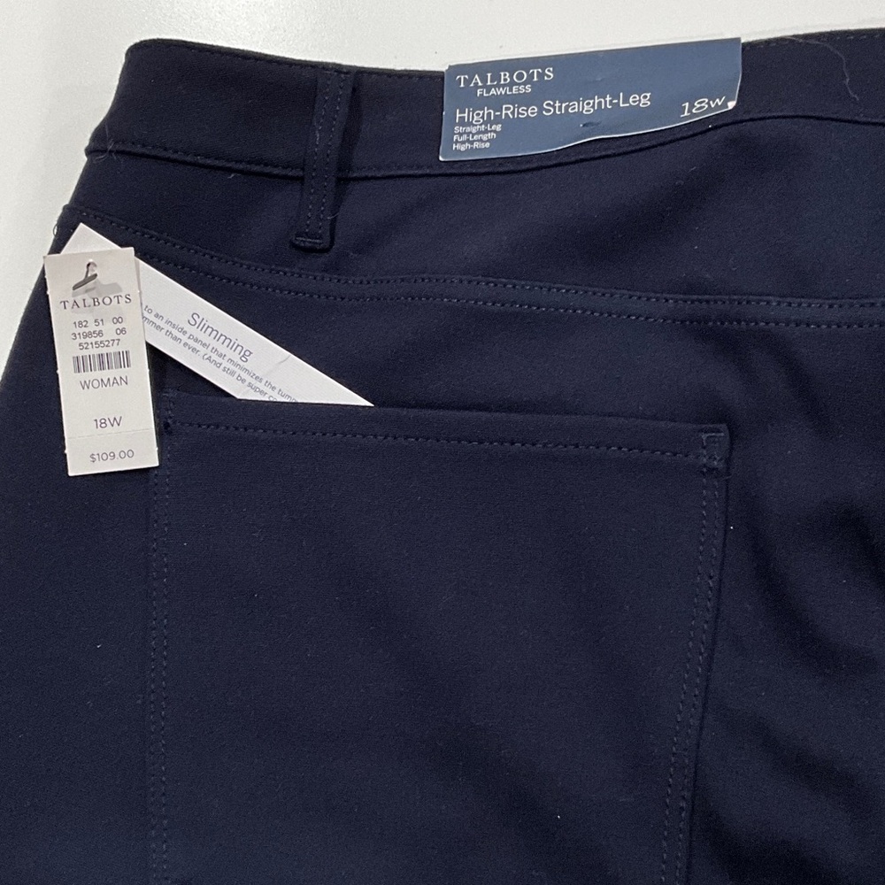 Talbots Women’s Navy Dress Pants - Picture 4 of 5